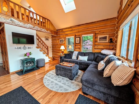 Handcrafted VT Chalet • Walk to Lake • Fire Pit image 3