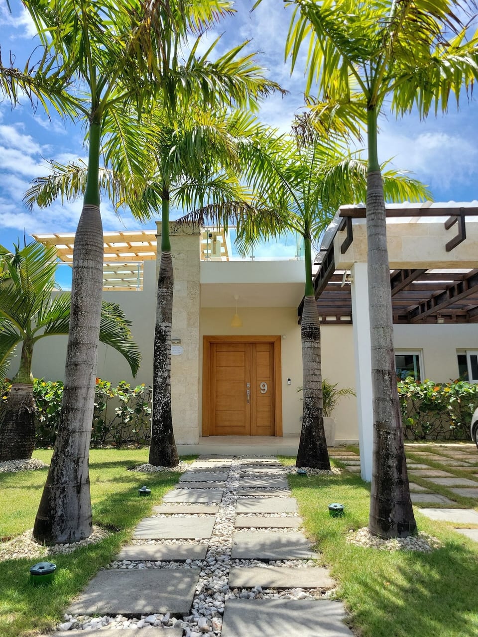 Front of Villa