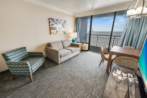 Large Living Area with Views of the Ocean, Beautifully Decorated