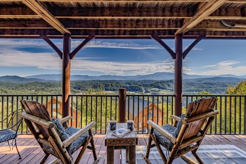 Imagine taking in those Smoky Mountain Vistas while sipping your morning coffee
