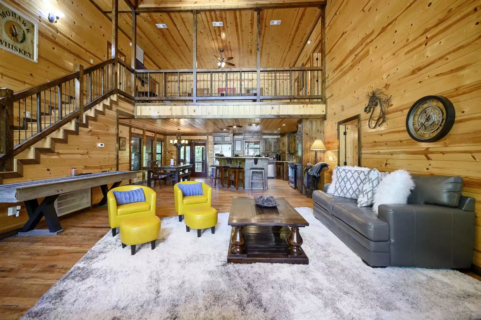Open Floor plan on main level Open Floor plan on main level - Iron Horse Lodge - Broken Bow