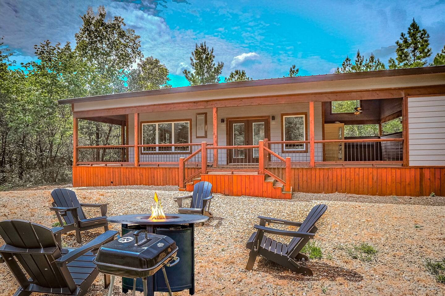 Enjoy cozy nights by the fire surrounded by nature. Perfect for roasting marshmallows, sharing stories, and relaxing under the stars. 