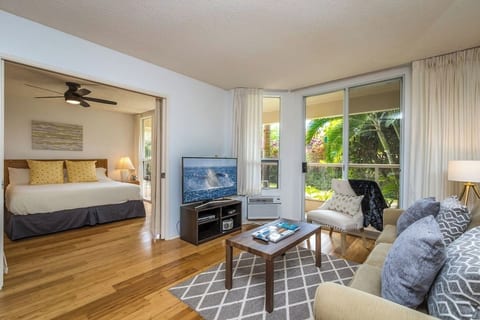 Chic Condo steps from White Sandy Beach Fast Wi-Fi