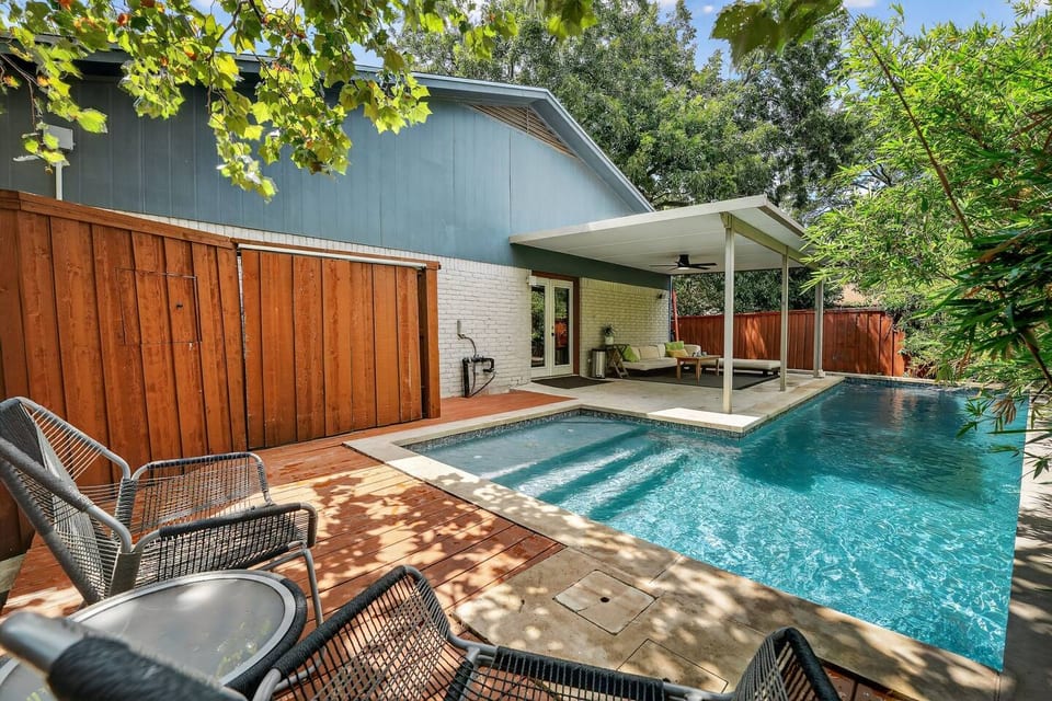 Soak up the Texas sun in style with a sparkling pool all to yourself.