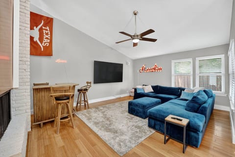 A welcoming living room that feels like home away from home.