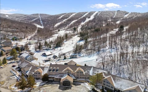 Just steps from the slopes, our building sits at the base of Jiminy Peak’s 45 ski trails. Ski-in/ski-out convenience all winter long.