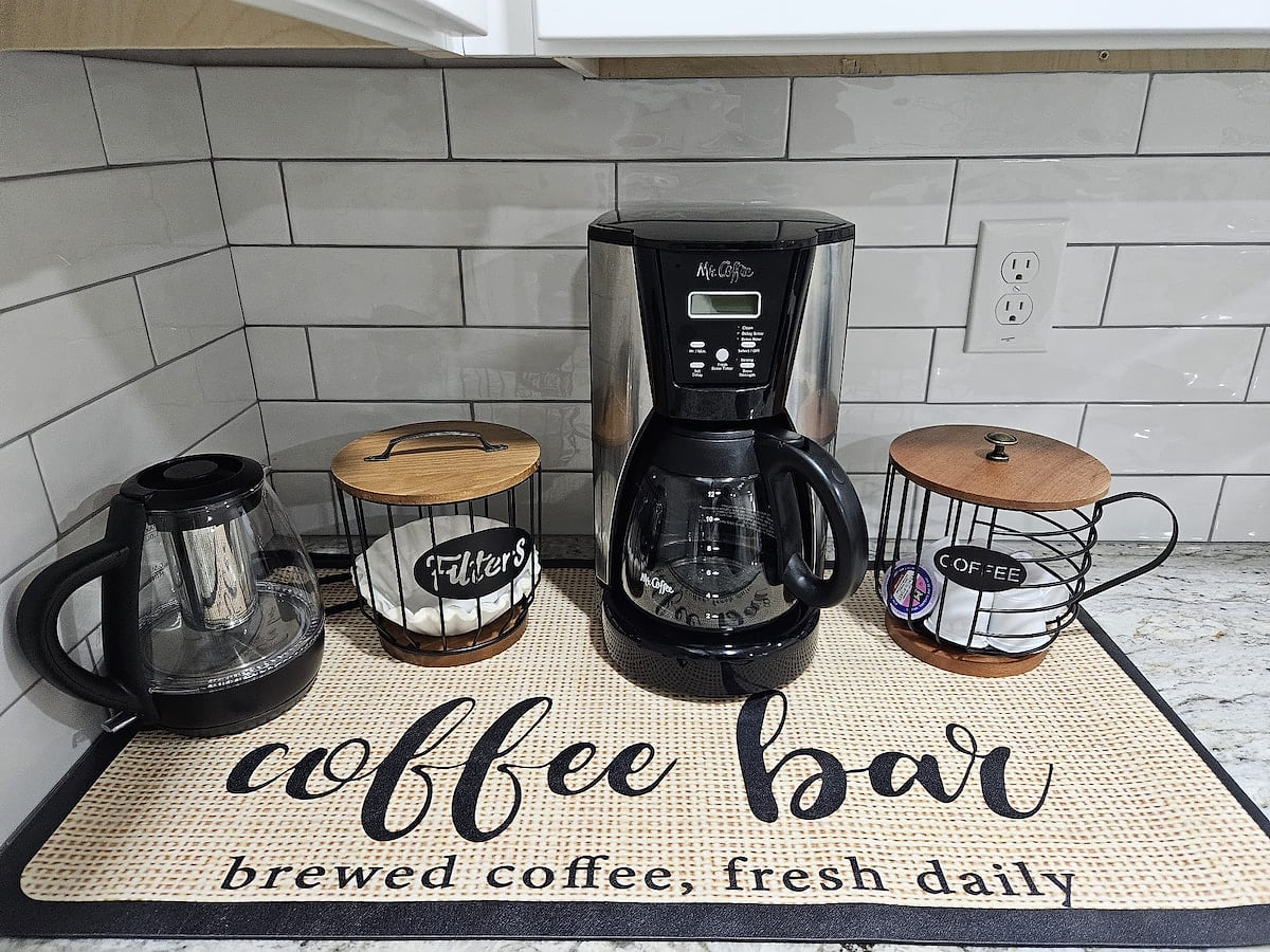 Your morning ritual, your coffee, the setup’s already here