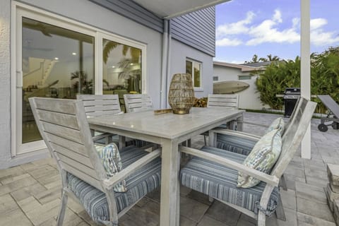 Outdoor dining table