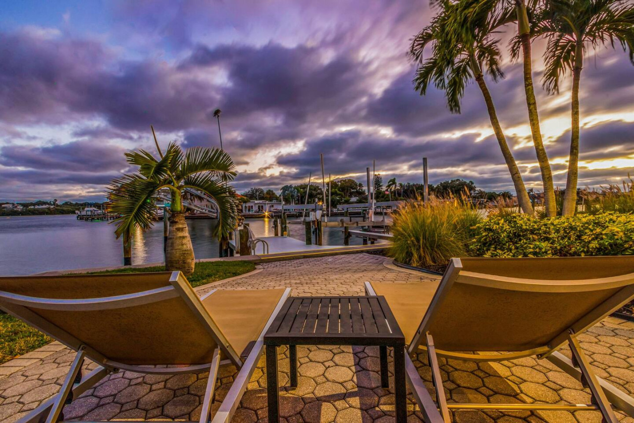 Beautiful View Overlooking Canal, Dock, and Lift