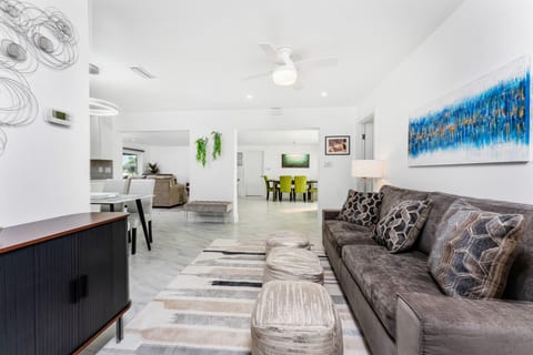 Open Concept Living Room - Dining - Kitchen