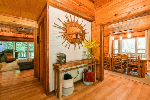 Entryway with Half Bath.  The Dining Room is to your Right, and the Living Room is straight ahead of you.