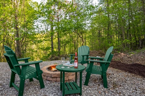 Easy Livin' - Back Area with Charcoal Grill and Firepit