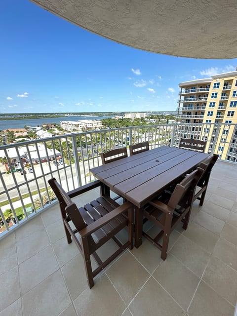New table on balcony (June 2024)