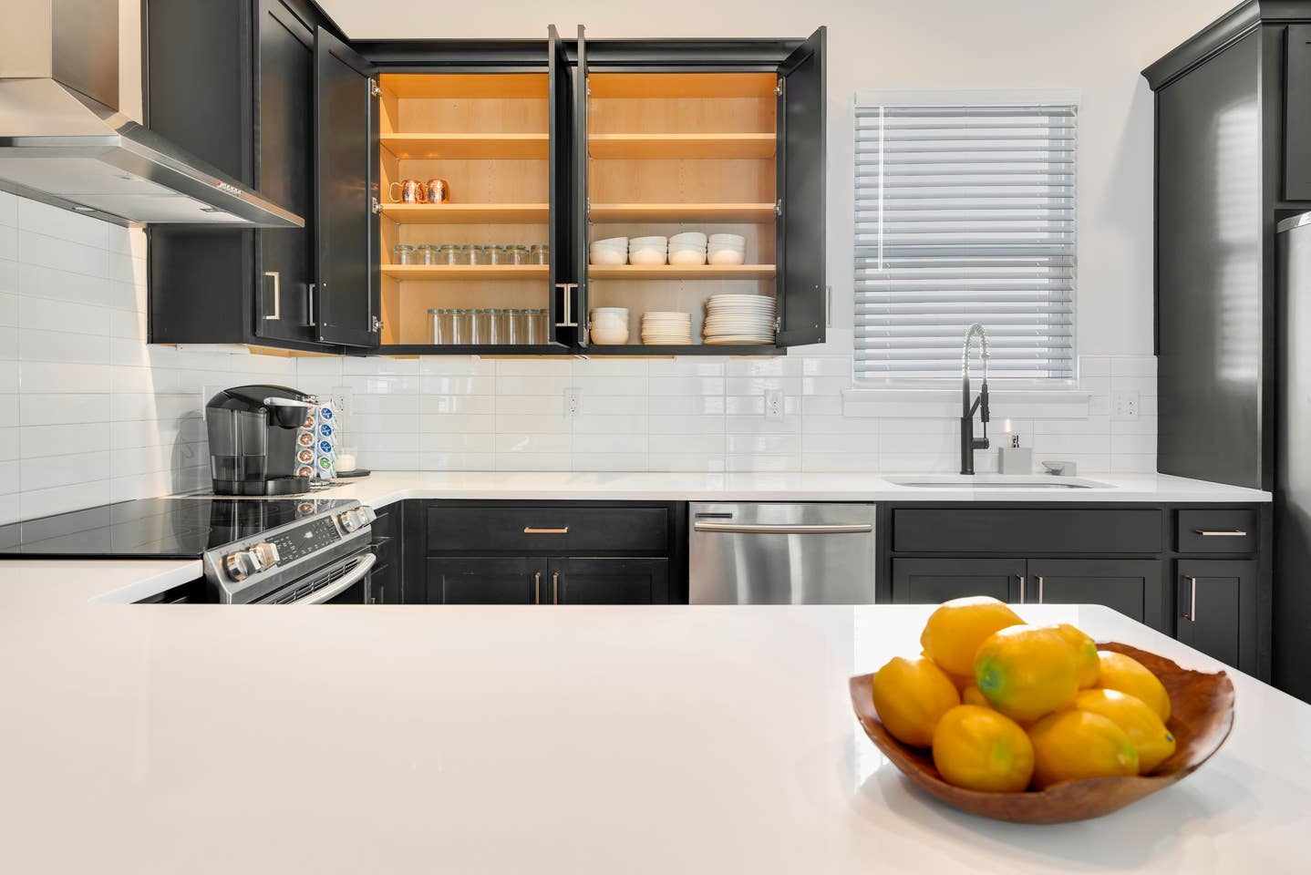 Plenty of plates and glasses for your whole group