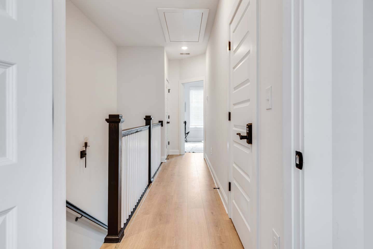 Head down the hallway to the last bedroom