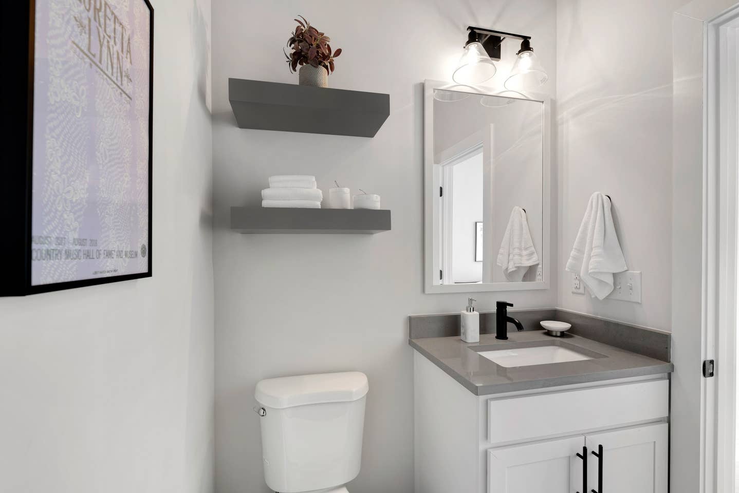 Each bedroom has its own private bathroom... a rare treat in a group getaway!