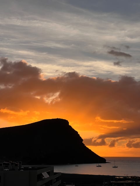 terrace sunrise view