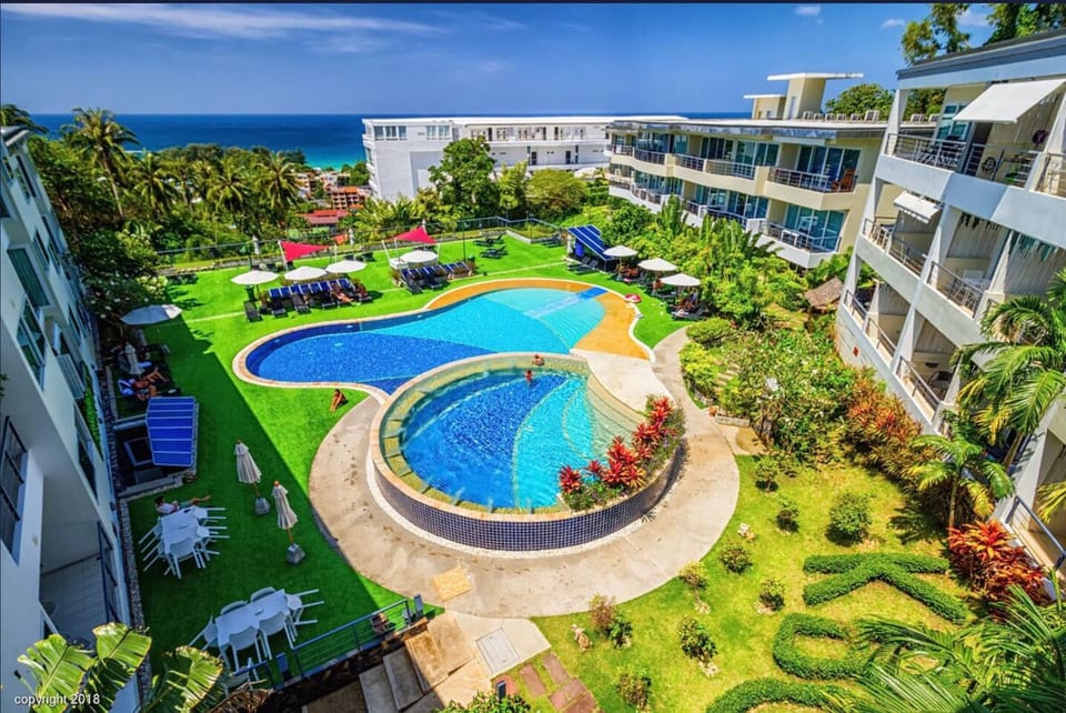 Pailin Karon | Riesige Meerblick- und Poolblick-Wohnung - Wohnung - Karon