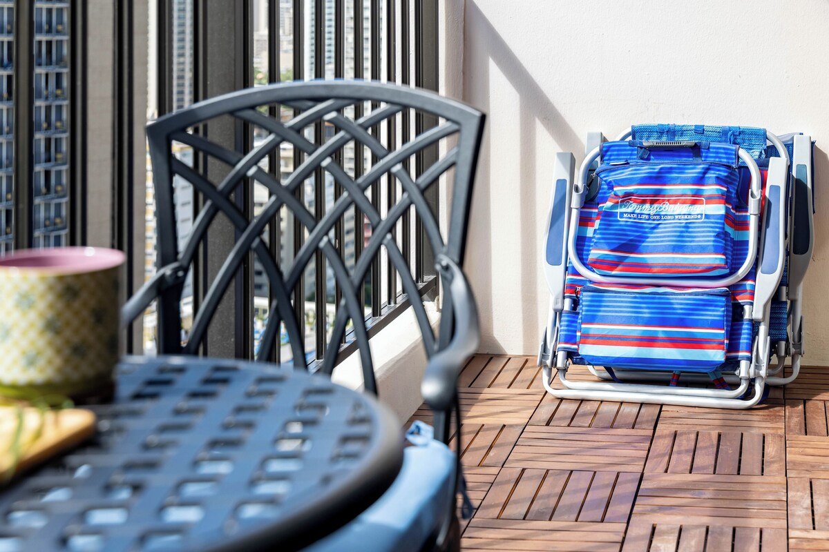 Oahu. Ocean Views. Walk to Waikiki Beach. AC. - Honolulu