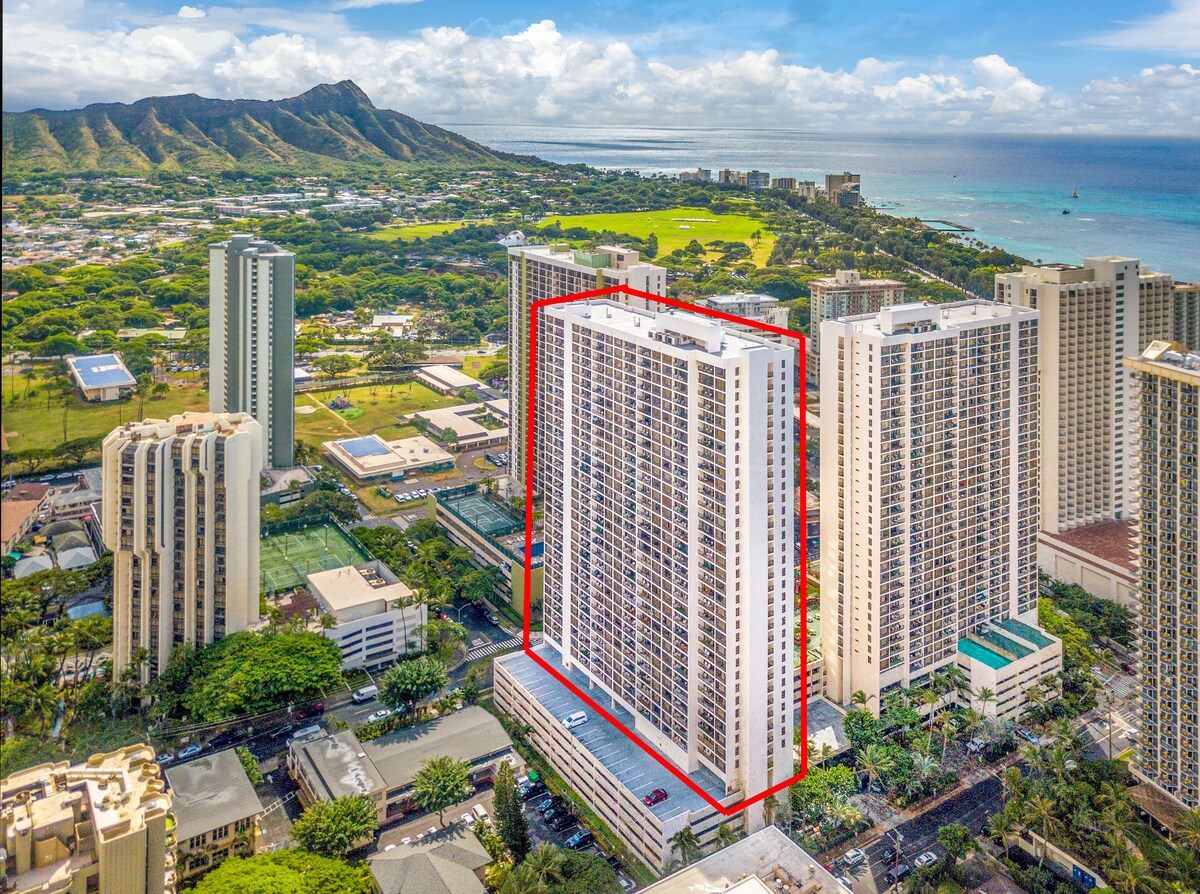 Oahu. Ocean Views. Walk to Waikiki Beach. AC. - Honolulu