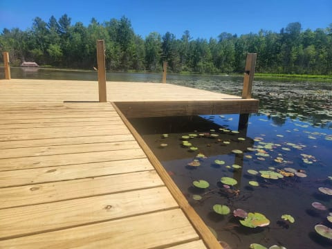 Sun Deck 16' x 16' at end of dock.
