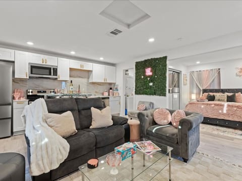 Pink Pop Studio | Pet Friendly | Gated Parking