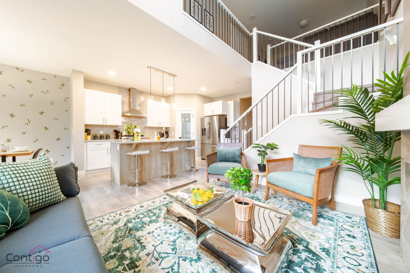 A bright, inviting spot for unwinding or hosting friends.