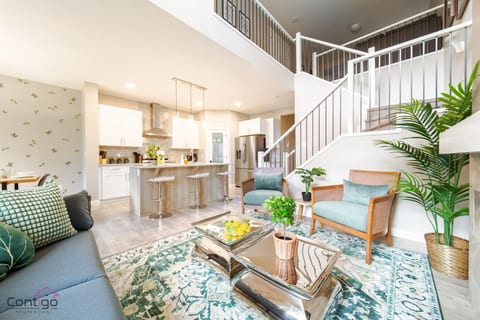 A bright, inviting spot for unwinding or hosting friends.
