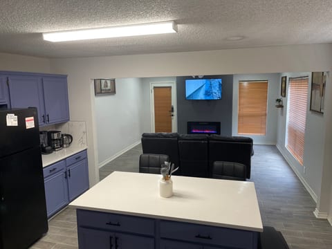 Open concept first living room