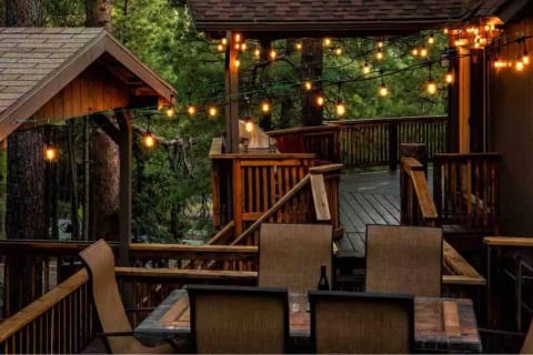 Evenings on the deck are magical!