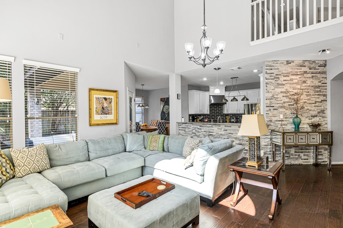 Perfect for family movie nights or game time after a day of exploring.