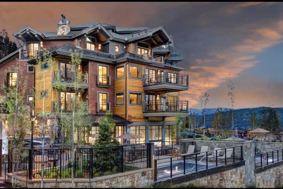 Stunning resort overlooks Breckenridge and the valley
