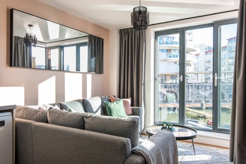 Lounge with harbour view