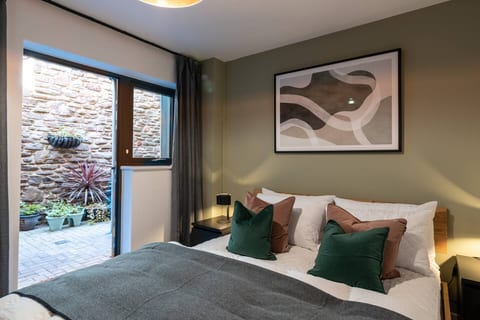 Bedroom access to private patio