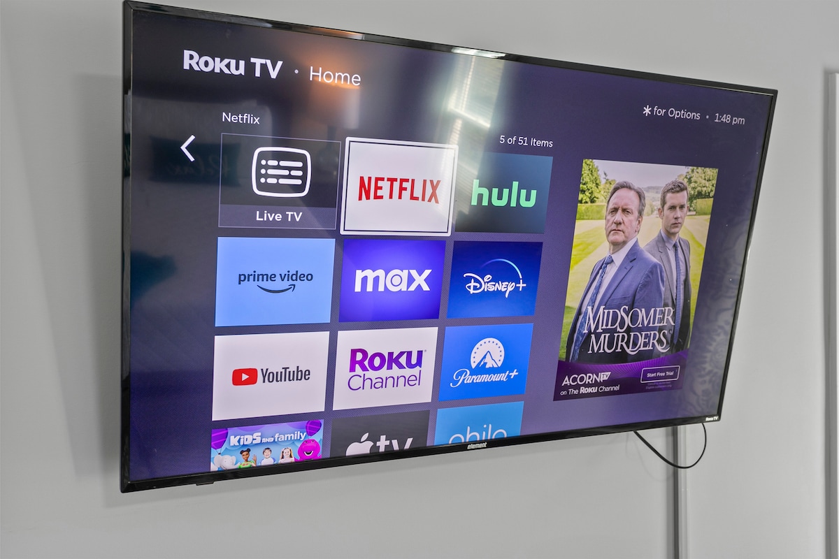 Roku Tv for streaming 