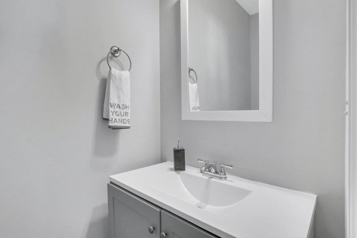 1/2 Bath on main level 