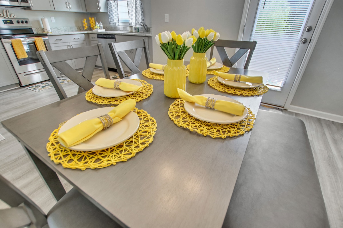 Sit and have a delicious meal in the dining area 