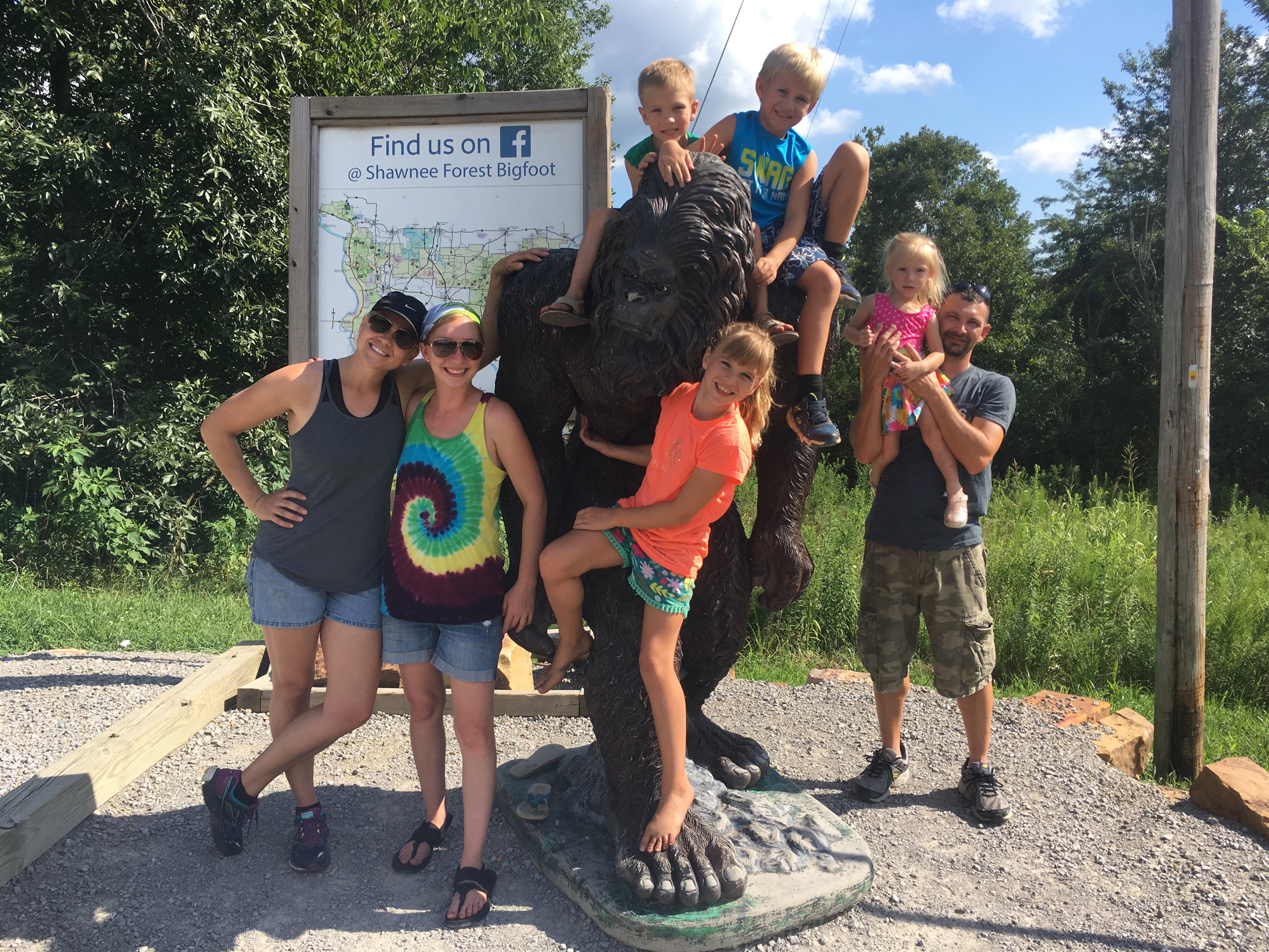 Pictures with Bigfoot at GOTG Outpost- 10 min drive