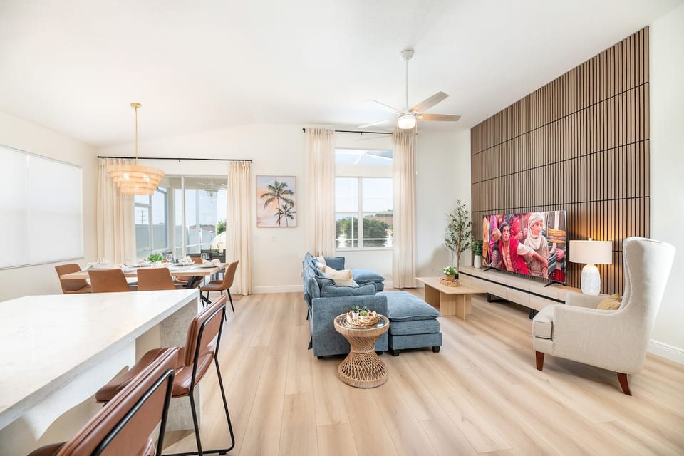Open space concept living area