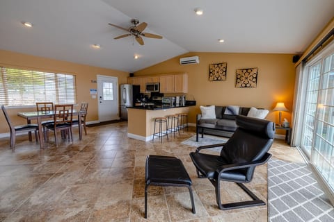 Sit, Relax, and Enjoy our very comfortable Living Room