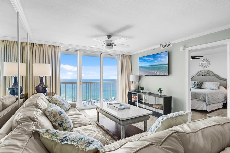 Living room and master bedroom