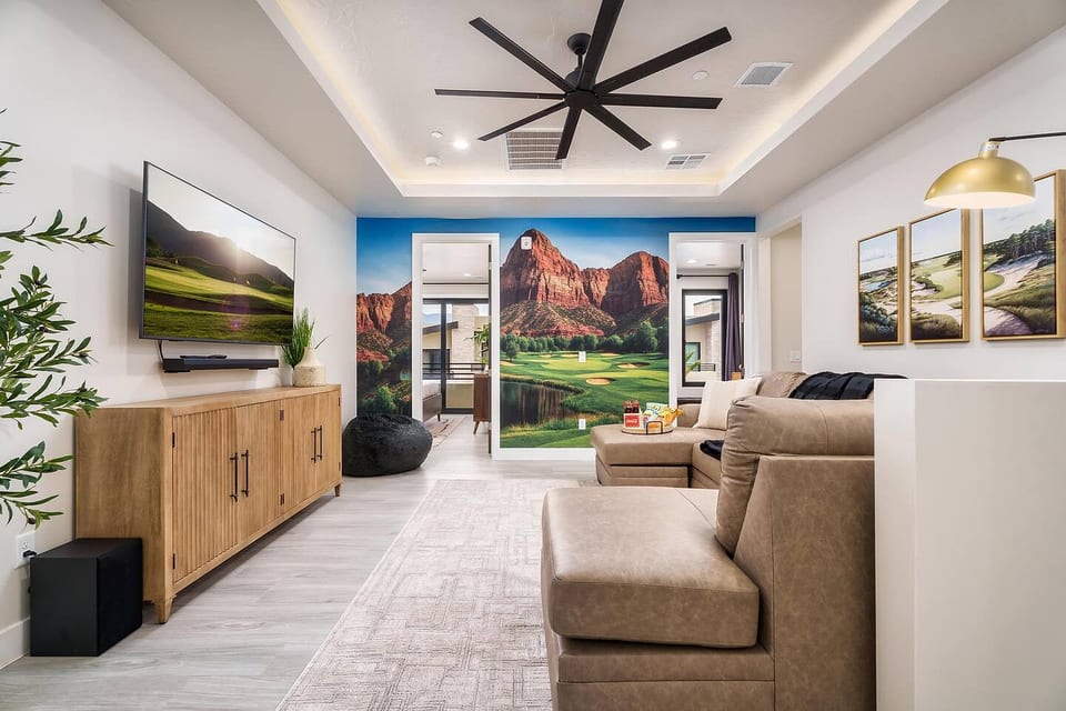 Zion Vacanza|Posti letto 12 | Vasca idromassaggio, Golf, Parco acquatico - Hurricane