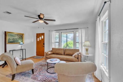The beautifully refinished original hard wood floors lend to the warmth and elegance felt as soon as you cross the threshold. 