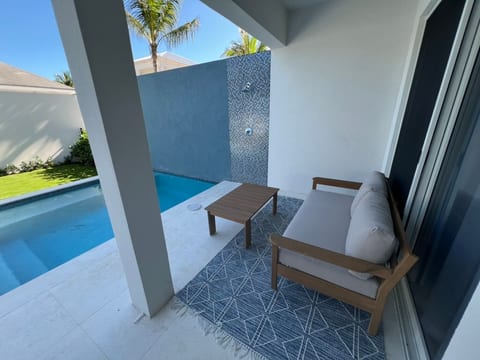 The outdoor lounge is the perfect place to sip your morning coffee, espresso or cappuccino.