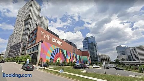 Bright Monochromatic 2BR in Tysons | Private Patio