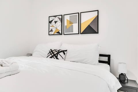 Bright Monochromatic 2BR in Tysons | Private Patio