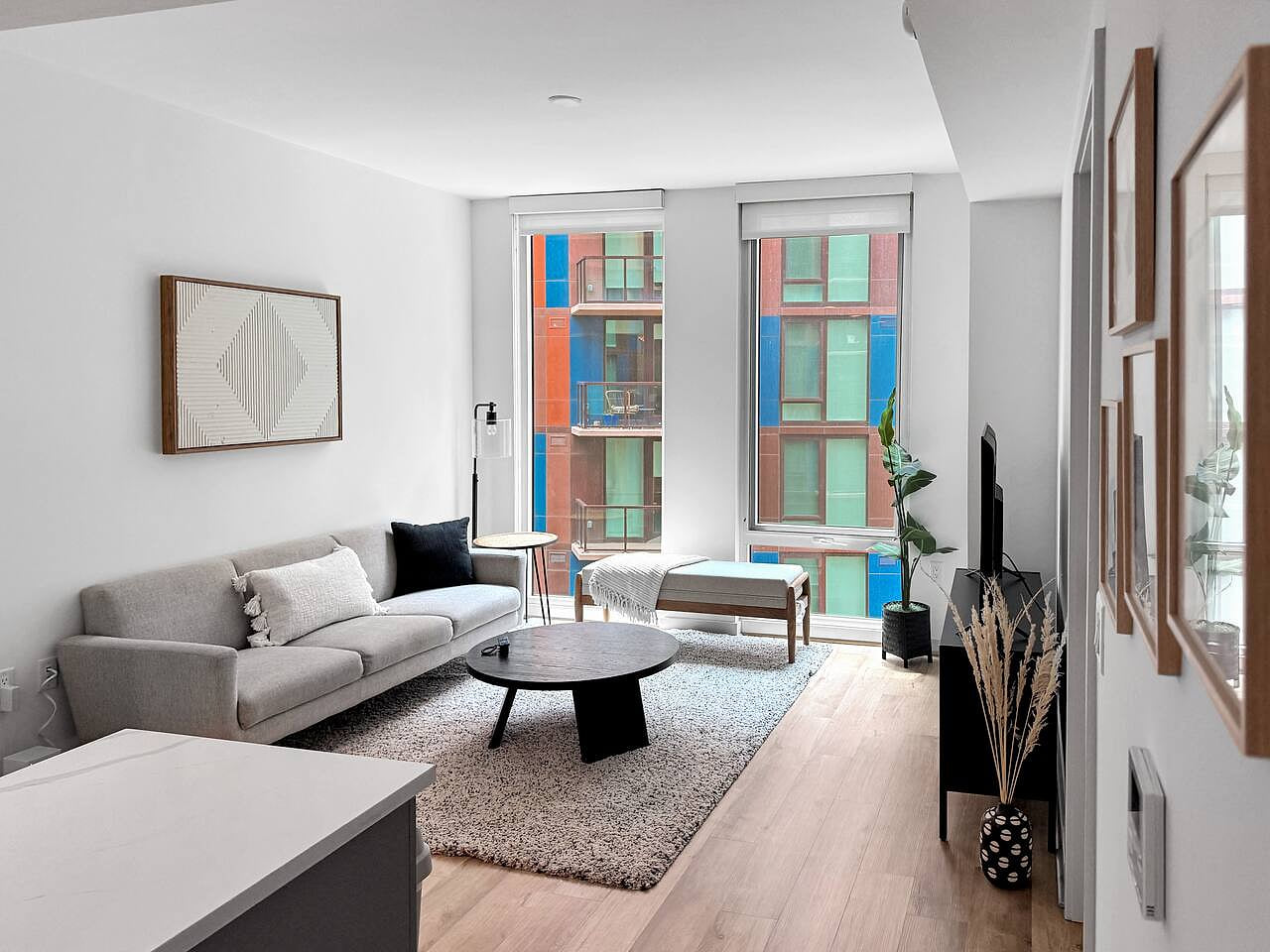 Gray-Toned Modern 2BR| Navy Yard| Patio + Amenties