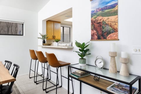 The casita is light and airy, while still having a warm feeling!