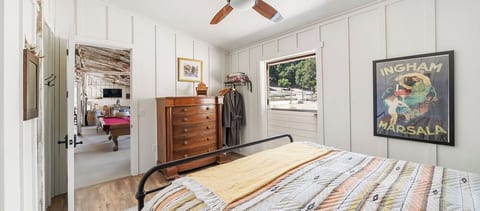 Cal King bedroom.