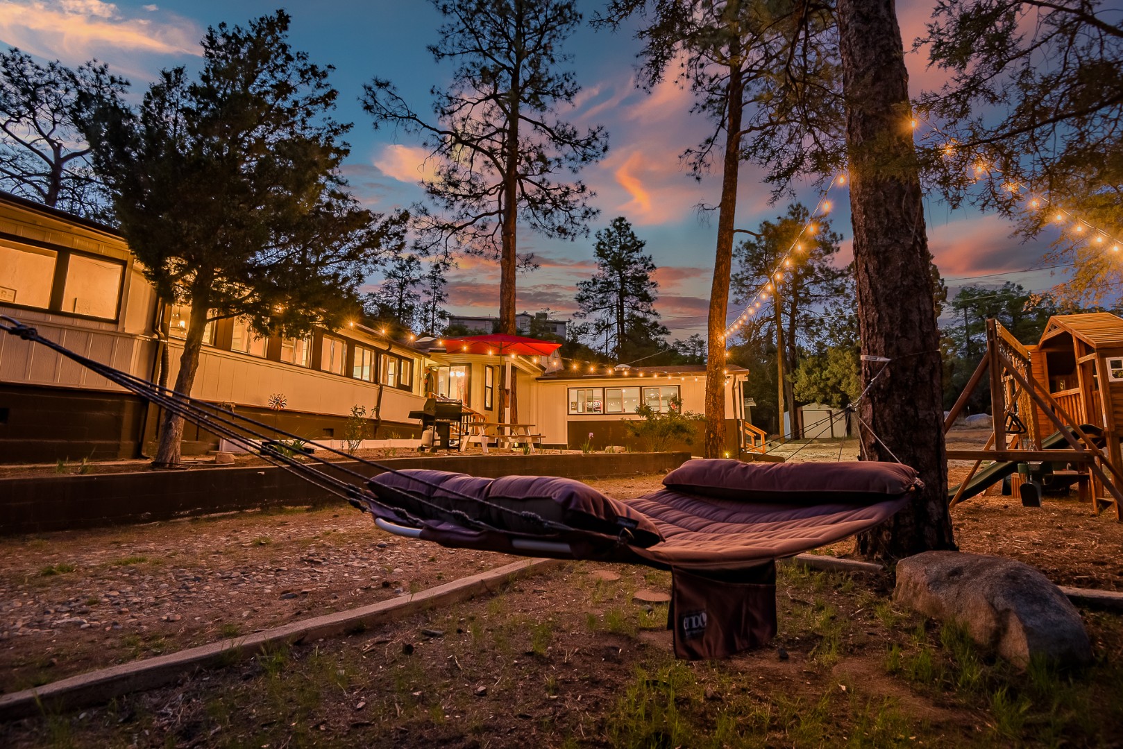 Swing into serenity - your cozy hammock retreat awaits.